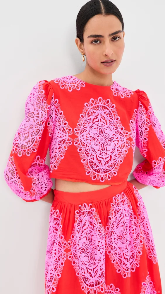 Rhea Lace Top