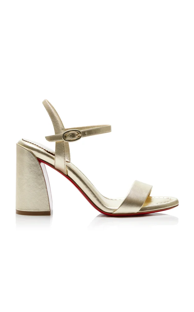 Miss Jane 85mm Leather Sandals