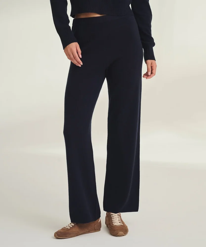 Signature Cashmere Straight Leg Pant