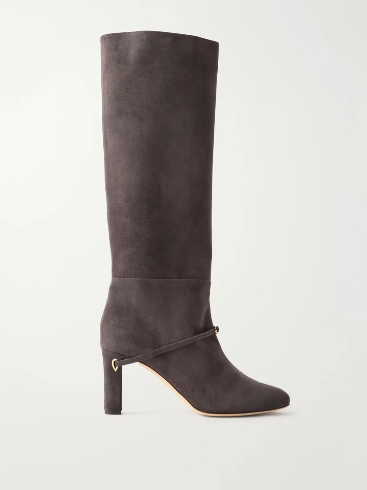 Samuele 85 suede knee-high boots