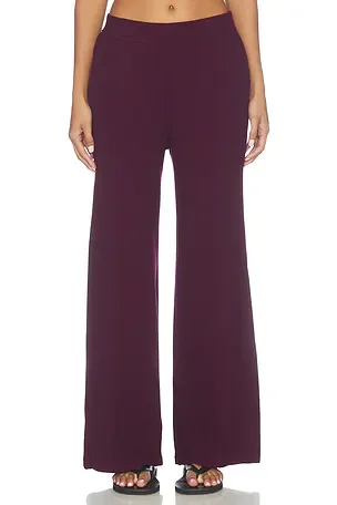 Rest Day Waffle Wide Leg Pant