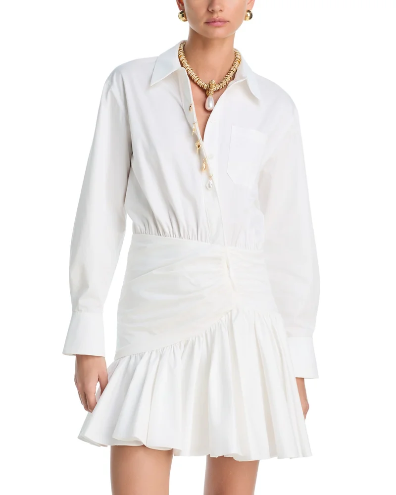 Gathered Mini Dress