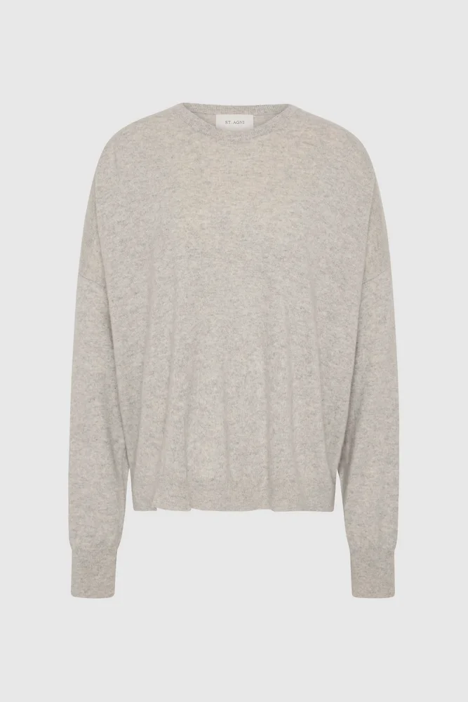 Cashmere Sweater - Grey Marle
