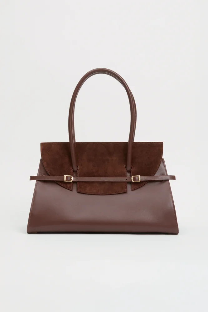River Suede Shoulder Bag