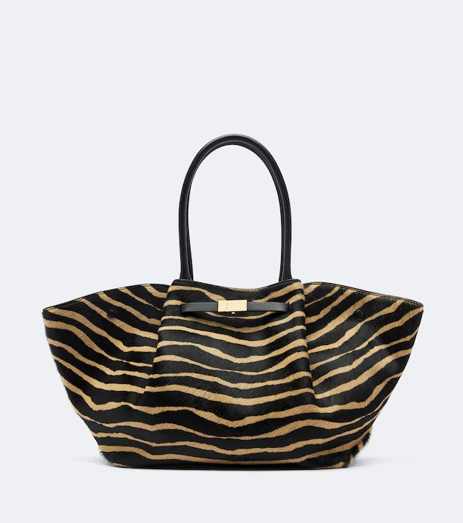 New York Medium calf hair tote bag