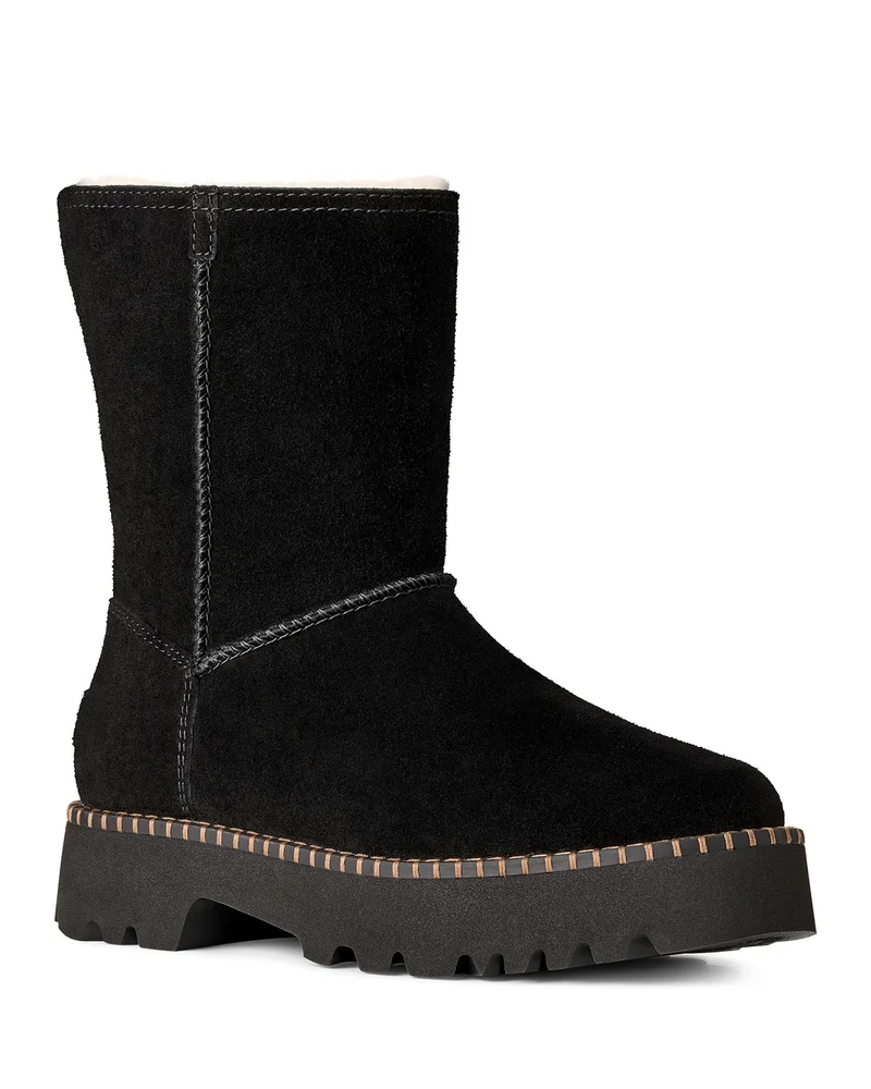 Uptowner Short Suede Shearling Lined Boots