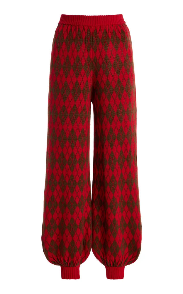 Arlequín Knit Wool Pants