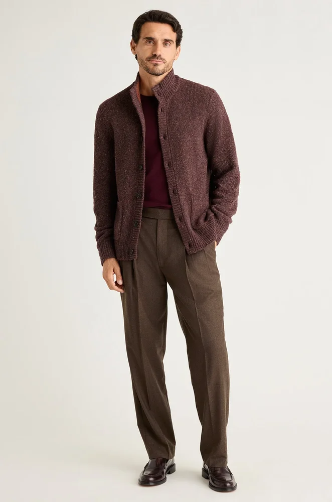 Italian Pleated Wool Trouser
