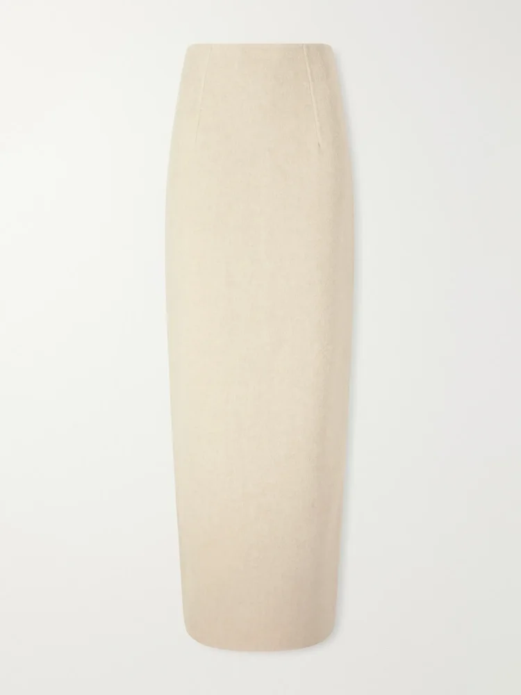 Kyth double-sided cashmere maxi skirt