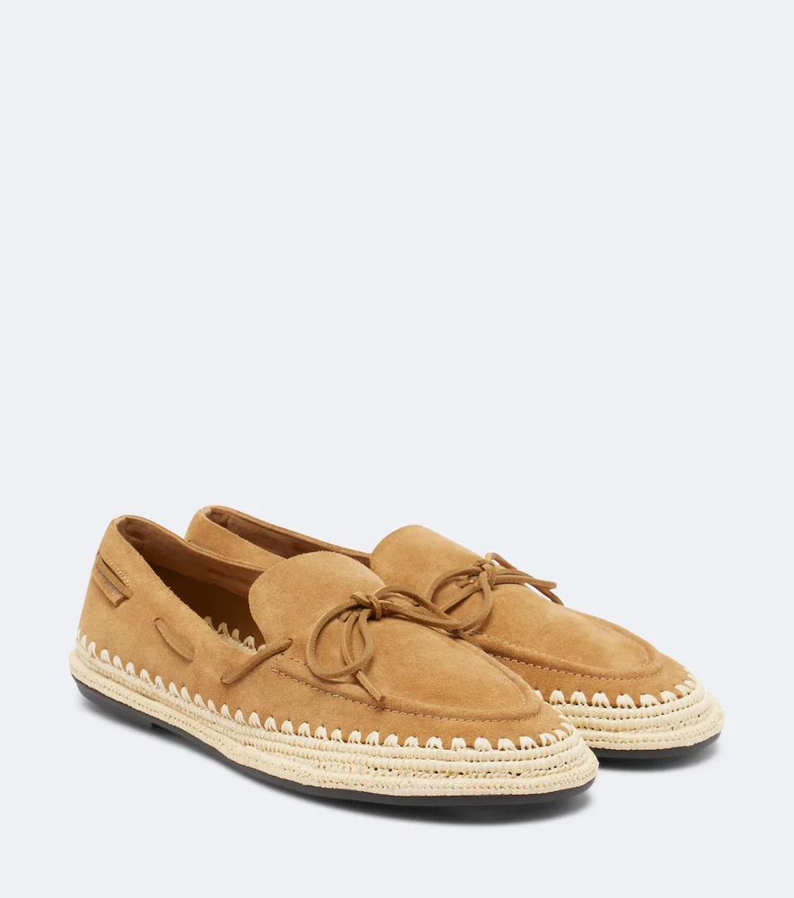The Raffia Boaty suede espadrilles
