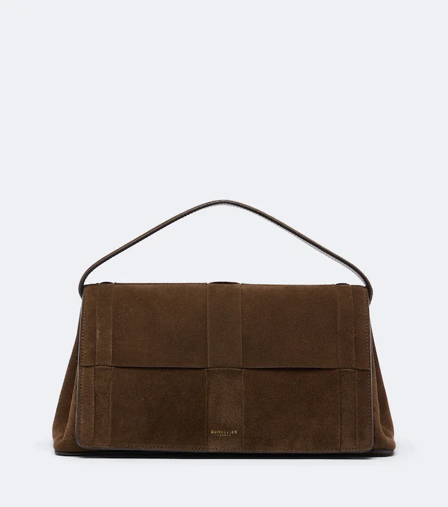Florence Small suede shoulder bag