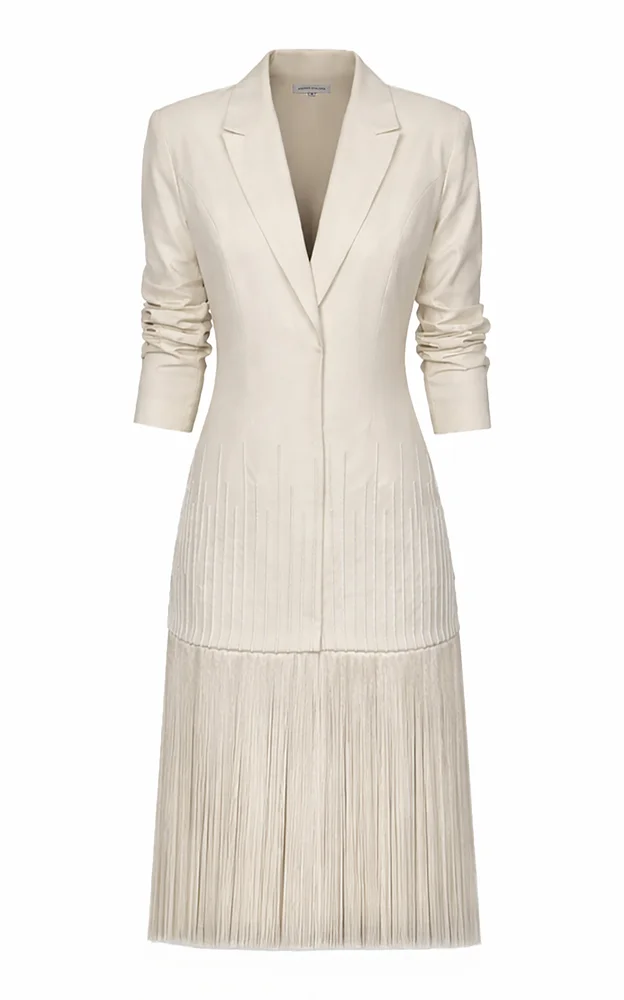 Mano en Mano Fringed Blazer Dress