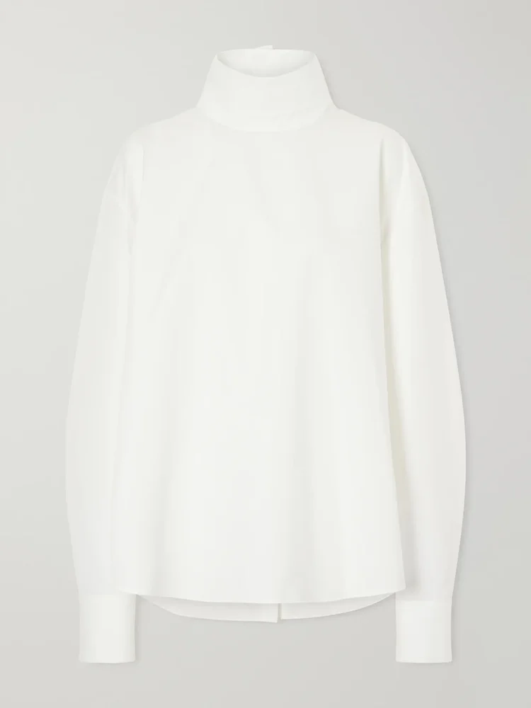 Cotton-poplin shirt