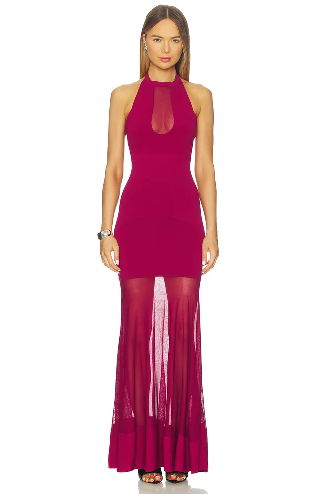 Charlene Halter Dress