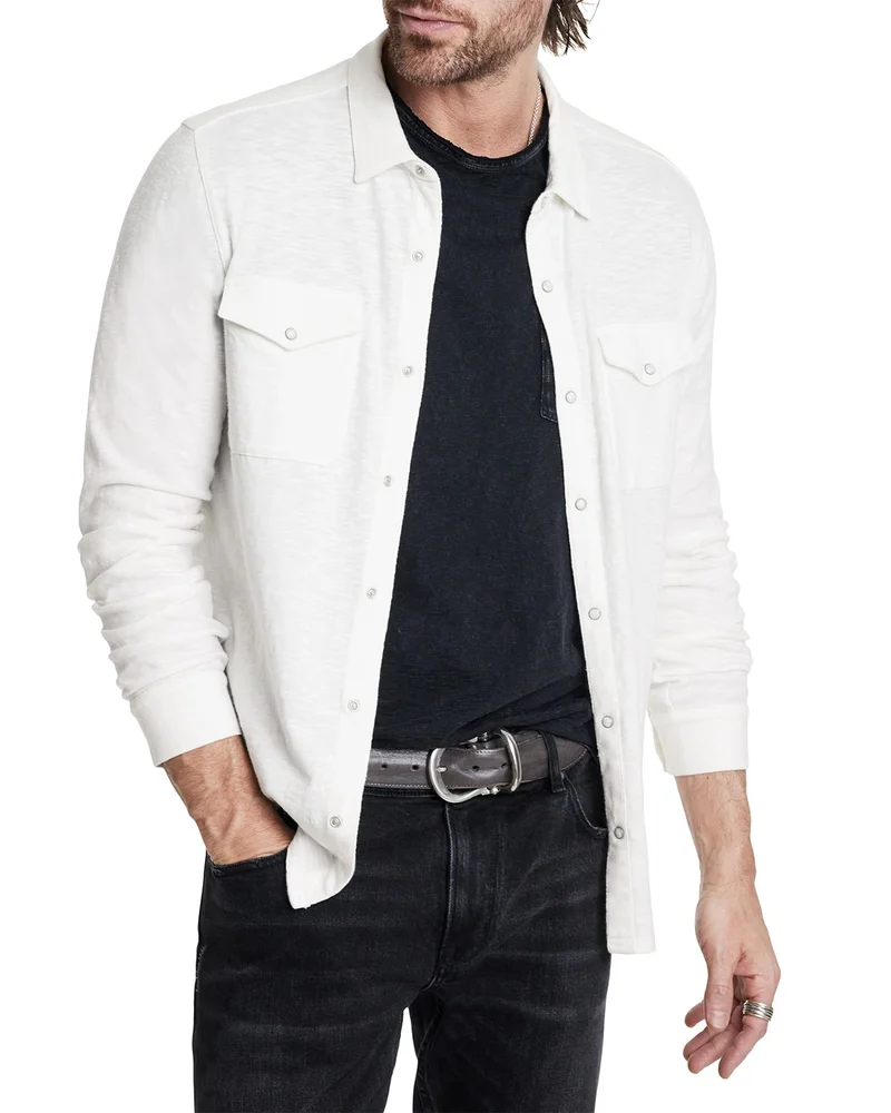 Arvon Vintage Wash Slub Western Shirt