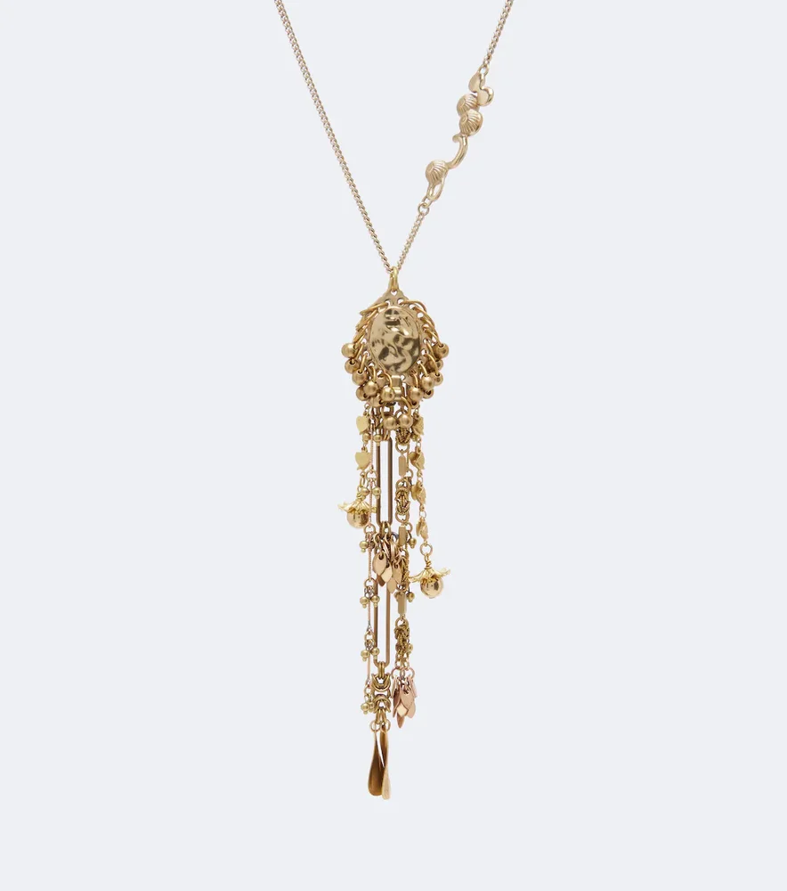 Embellished pendant necklace