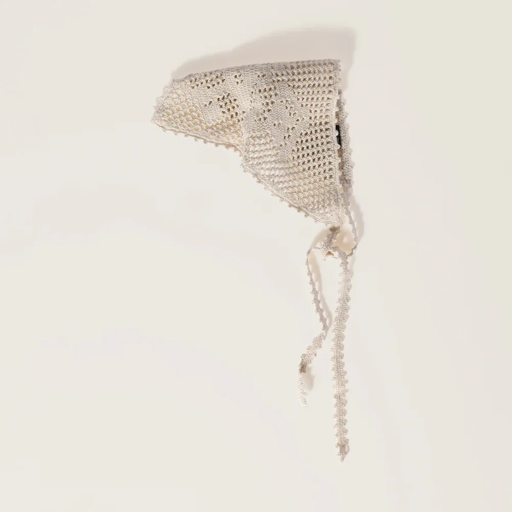 Cotton triangle scarf