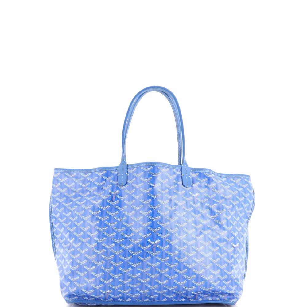Anjou Reversible Tote Coated Canvas PM in Blue