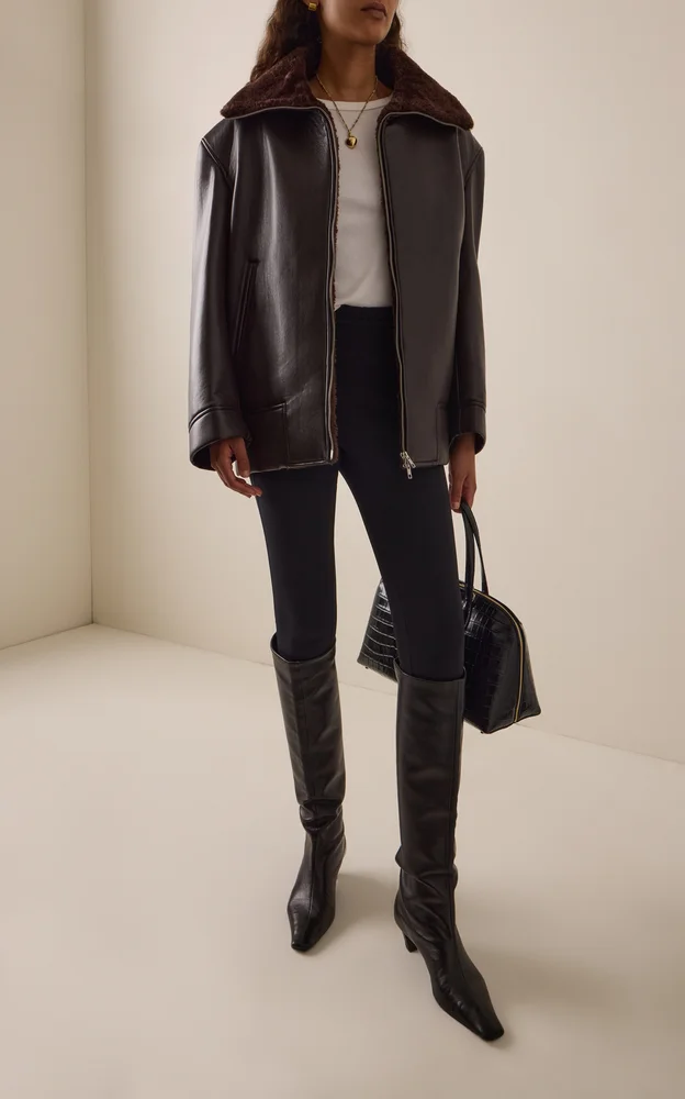 Aspen Faux Leather Jacket