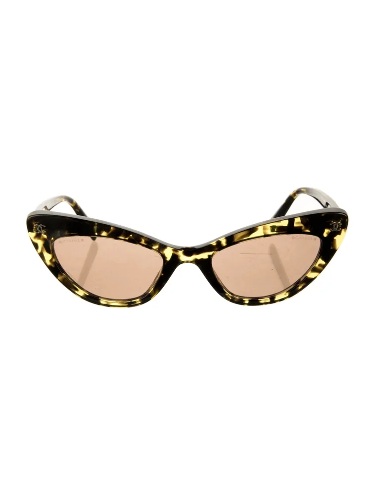 2026 Interlocking CC Logo Cat-Eye Sunglasses