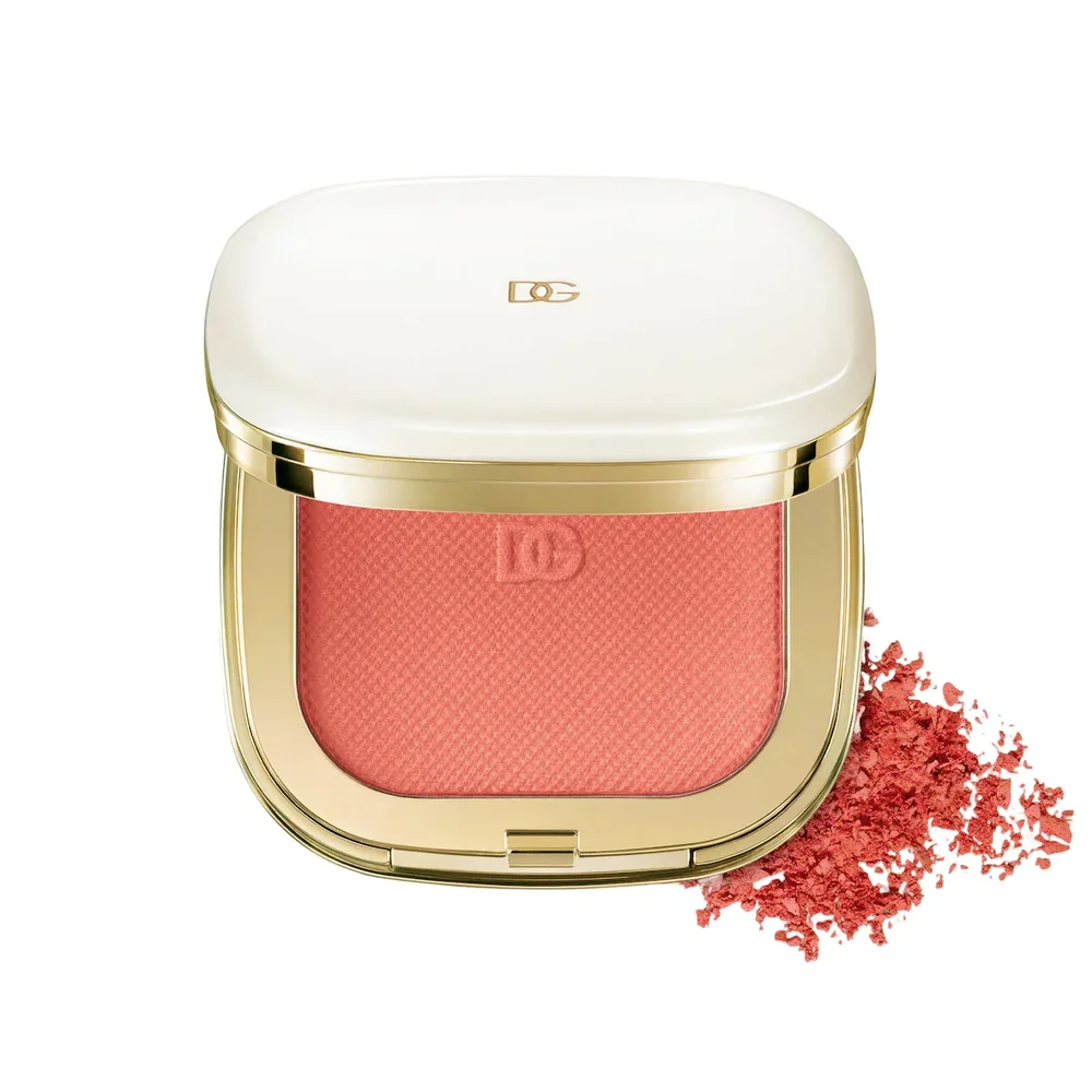 Cheeks&Eyes Match Long-Lasting Powder Blush with Italian Raspberry in 02 Joyful Peach