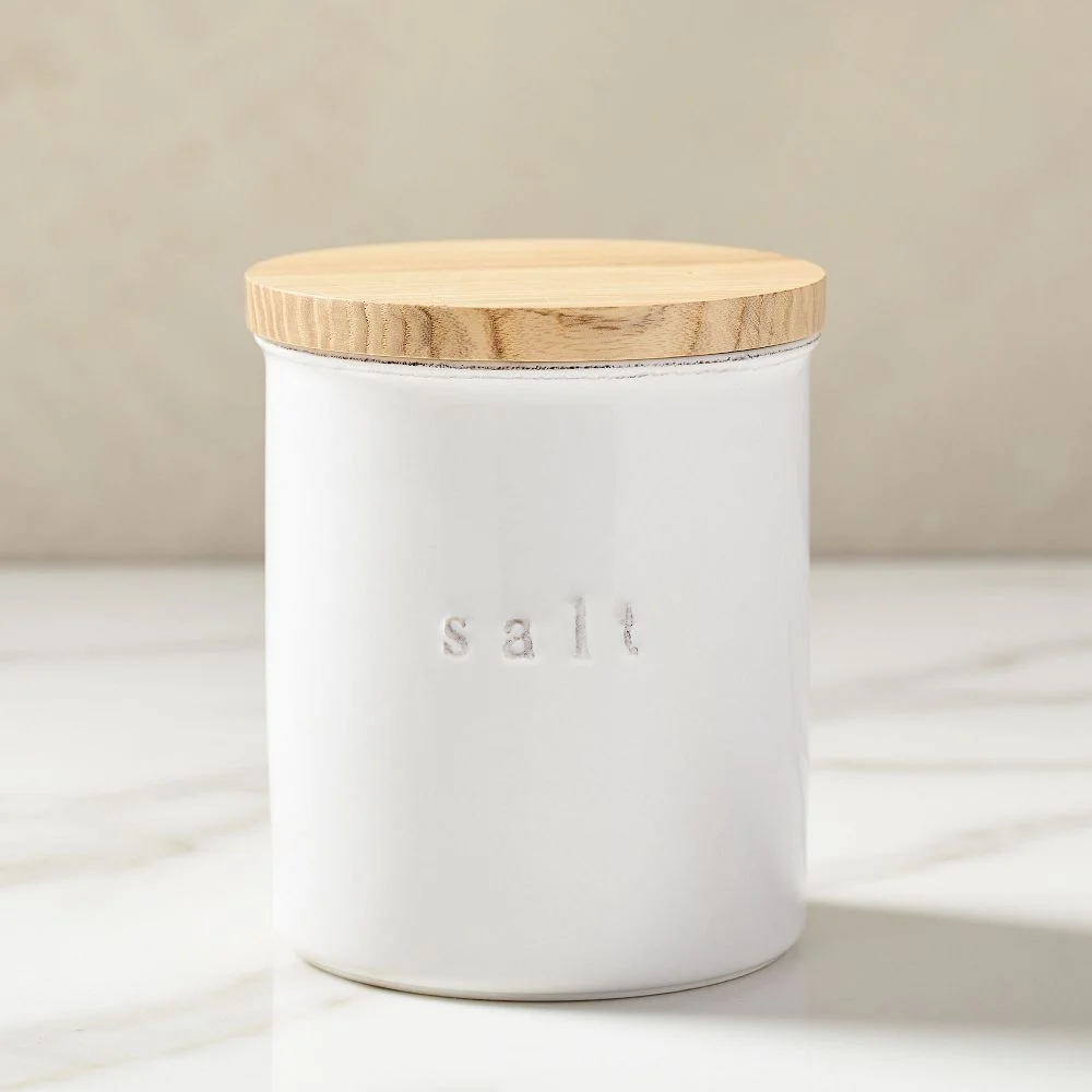 Ceramic Salt Canister