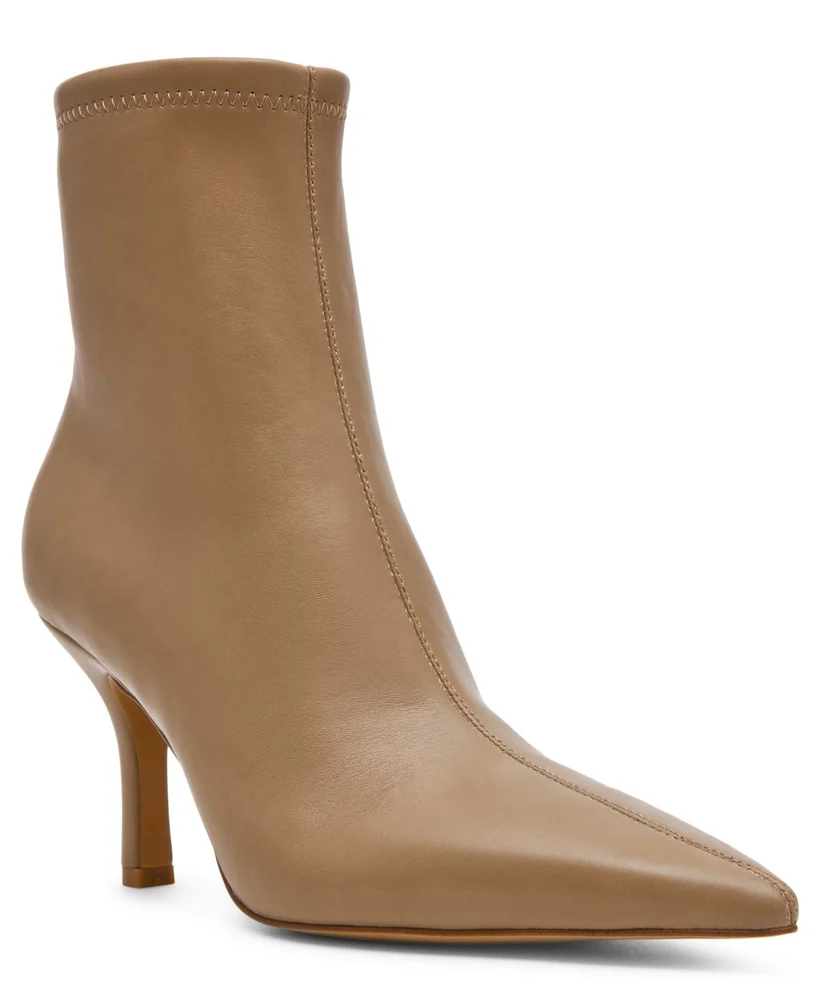 Tashey Pointed Toe Mid-Heel Dress Booties
