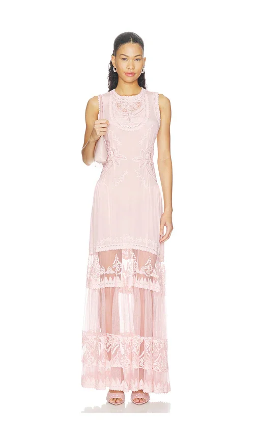 Printed Silk Twill Dress