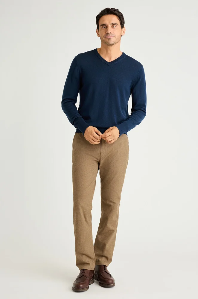 Washable Merino V-Neck Sweater