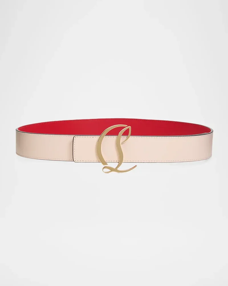 CL Logo Leather Belt