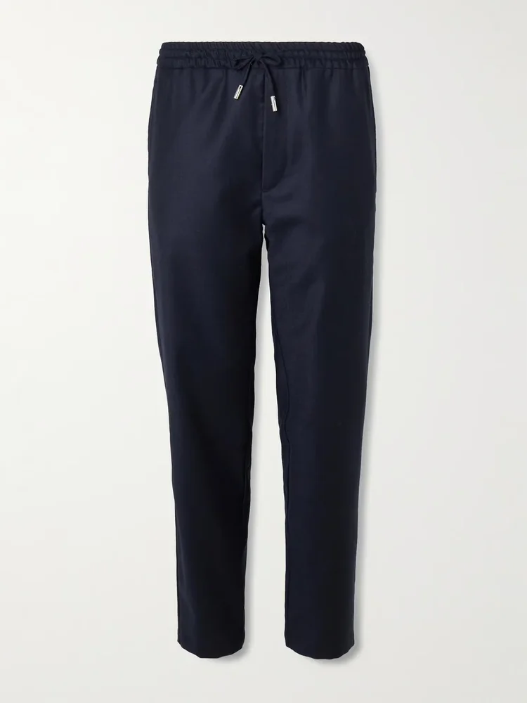 James Slim-Fit Wool-Flannel Drawstring Suit Trousers