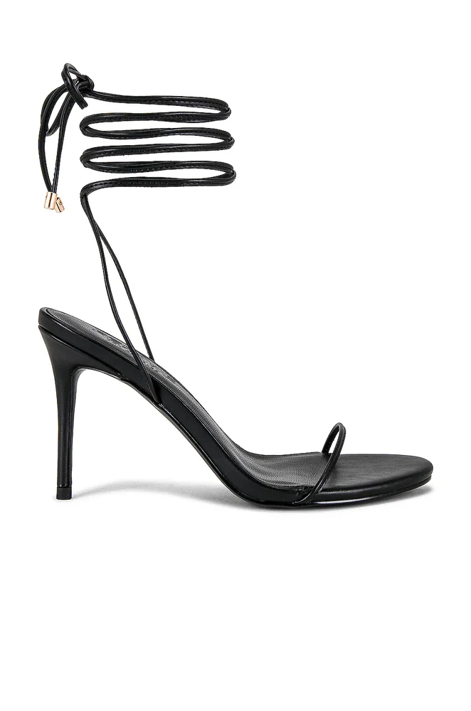 3.0 Barely There Lace Up Heel