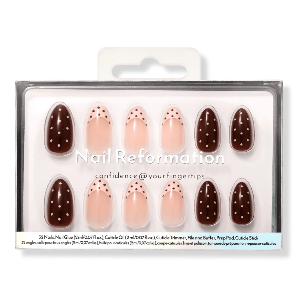 Chocolate Sprinkle Press-On Nails