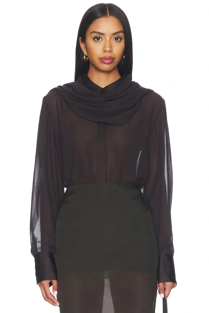 Lynne Scarf Shirt
