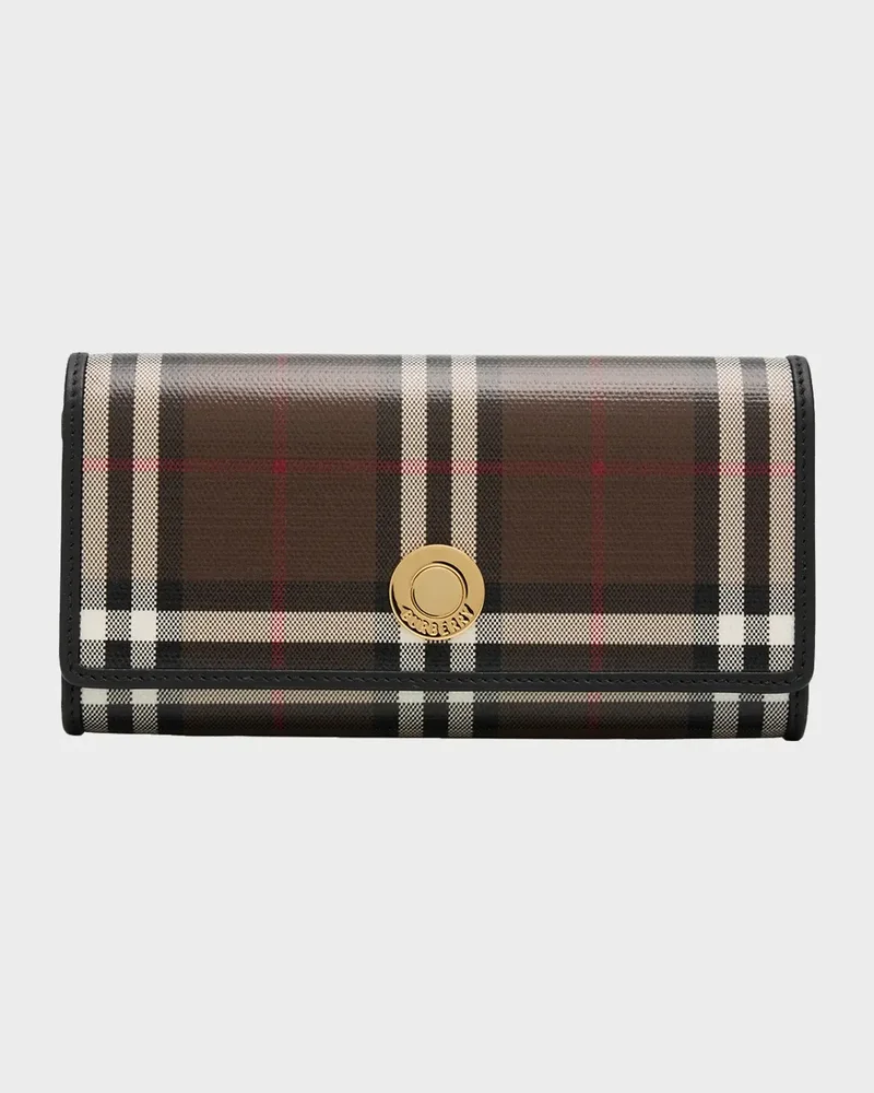 Halton Check Cotton Wallet