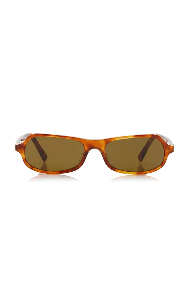 Square-Frame Acetate Sunglasses