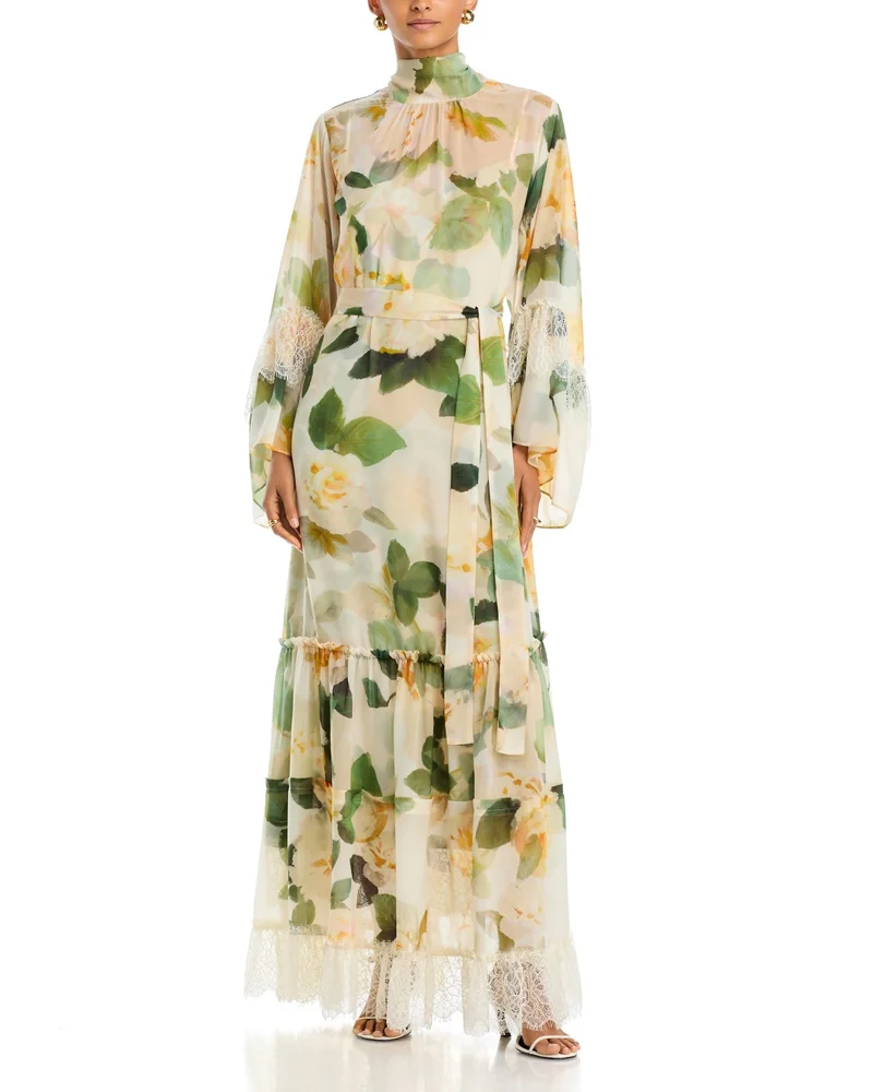 Jess Floral Tie Waist Dress