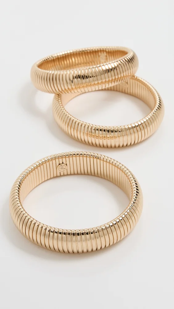 Flex Snake Chain Stretch Bracelet Set