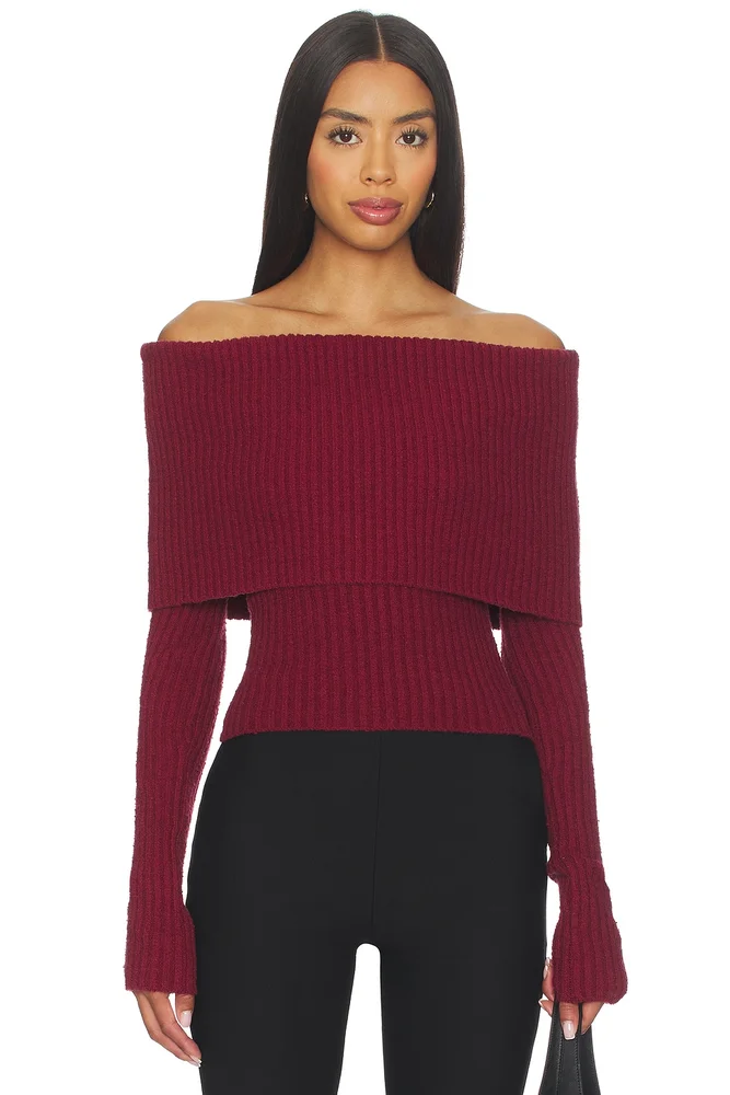 Namir Off Shoulder Sweater