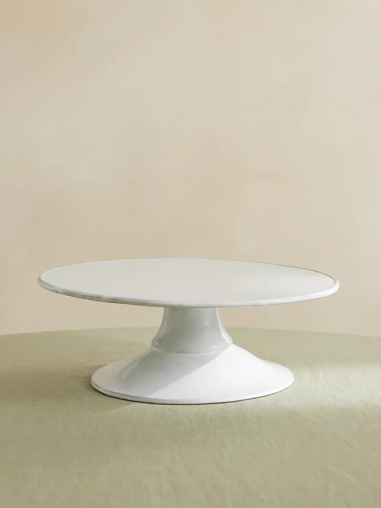 Sobre ceramic cake stand