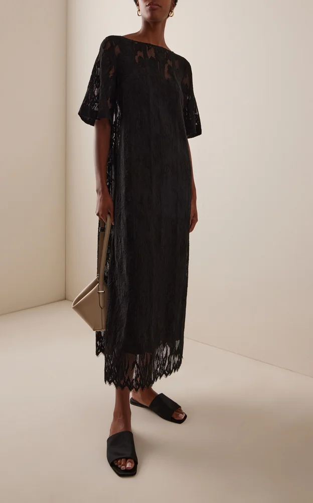 Exclusive Thea Lace Midi Sheath Dress