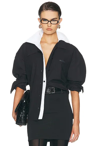 Oversized Contrast Shirt