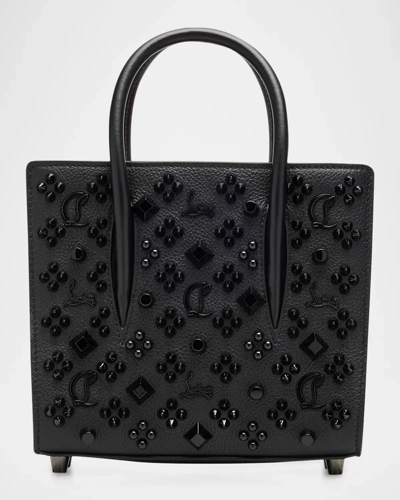 Paloma Mini in Leather with Loubinthesky Spikes