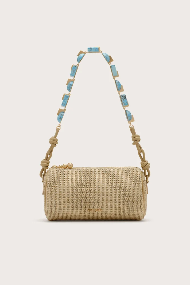 ZOZINA SHOULDER BAG - IBIZA TURQUOISE MULTI