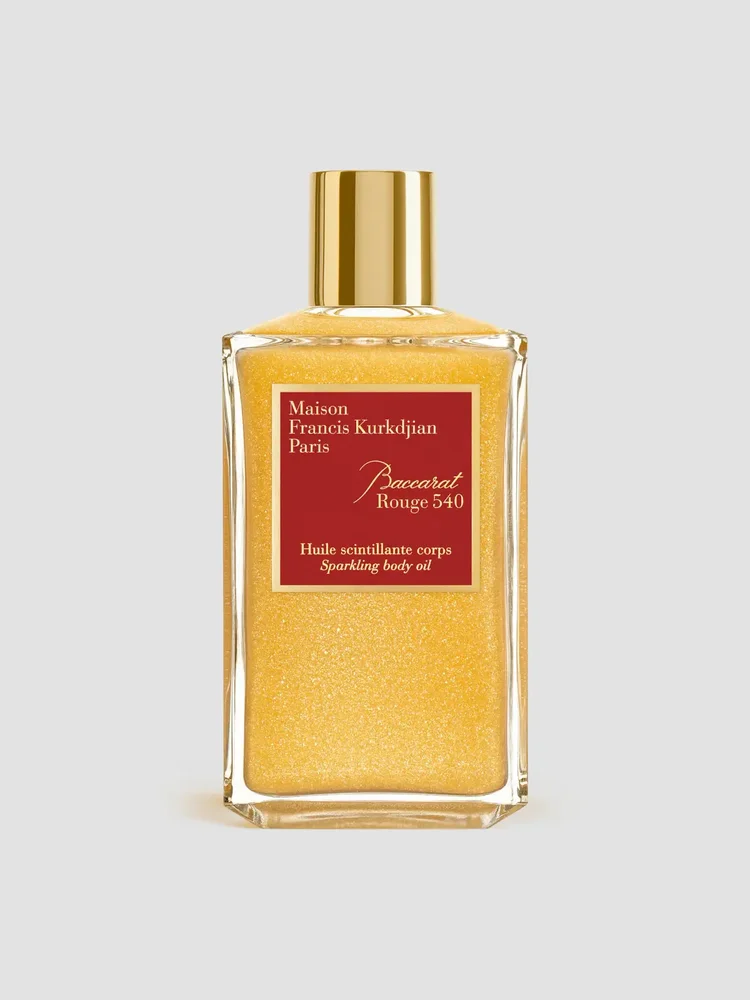 Baccarat Rouge 540 Scented Sparkling Body Oil