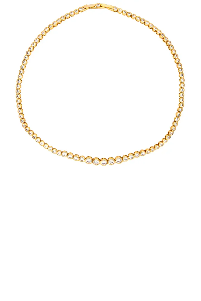 Bezel Tennis Necklace