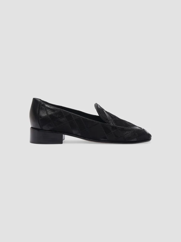 Annelise 30MM Calf Hair & Leather Loafers