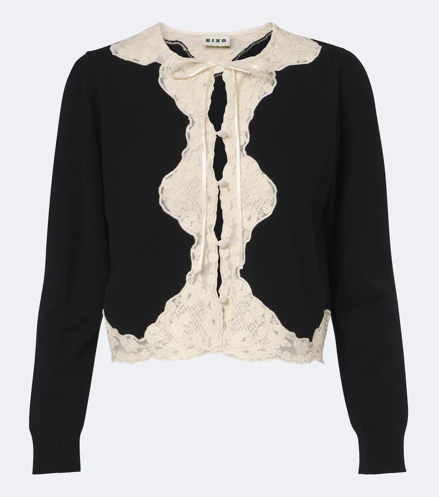 Tassia wool and cashmere cardigan