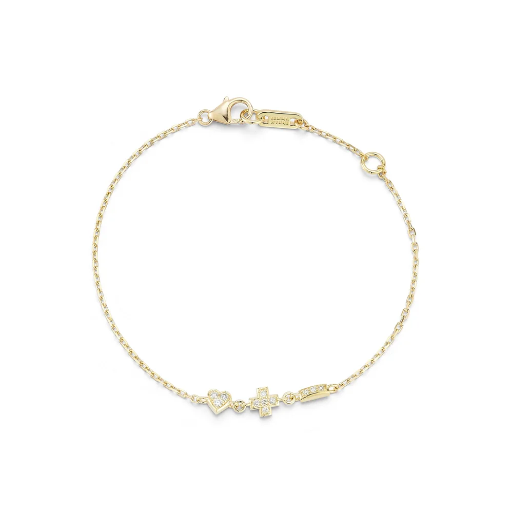 Love Notes Qu'hier Que Demain Diamond Bracelet