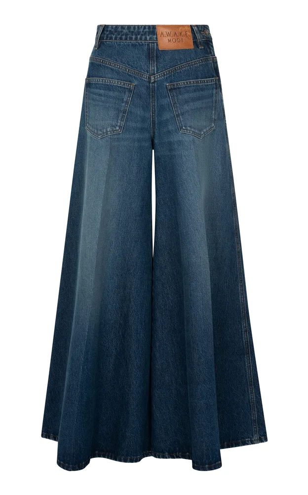Rigid High-Rise Wide-Leg Jeans